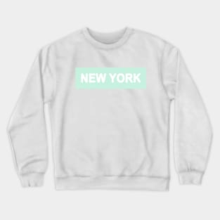 Mint New York Crewneck Sweatshirt